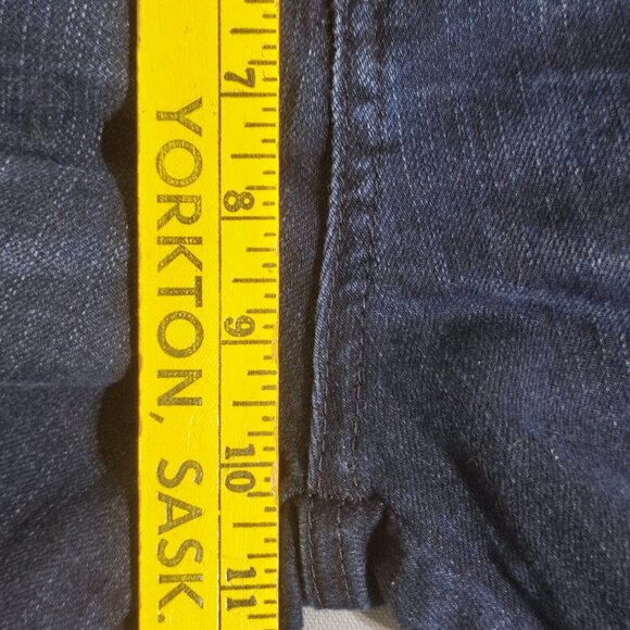 Michael Kors Jeans High Rise Flare women's size 14 dark washed indigo blue - Picture 12 of 13